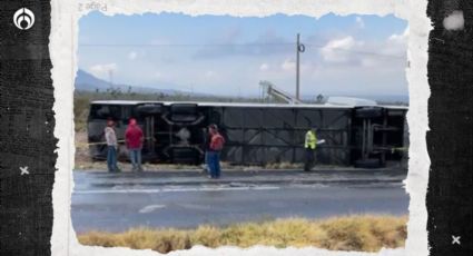 Volcadura de un camión de pasajeros deja 8 muertos y 30 heridos en Zacatecas