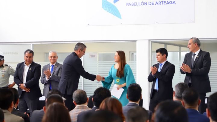 Tere Jiménez inaugura la Fiscalía Regional en Pabellón de Arteaga, Aguascalientes