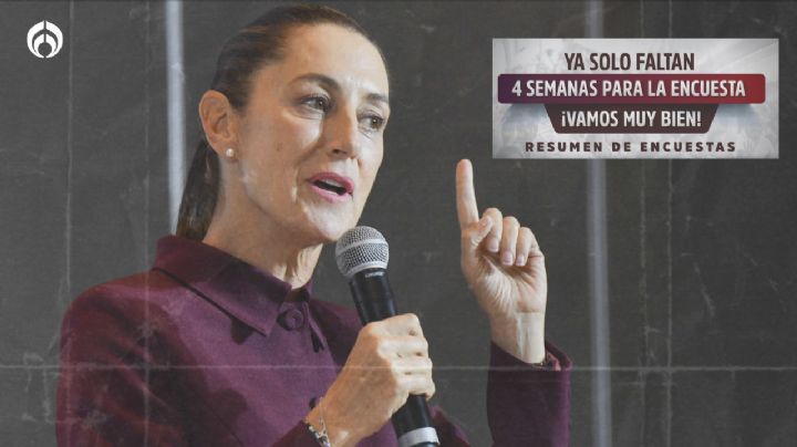 Claudia Sheinbaum encabeza preferencias morenistas en “Resumen de Encuestas”