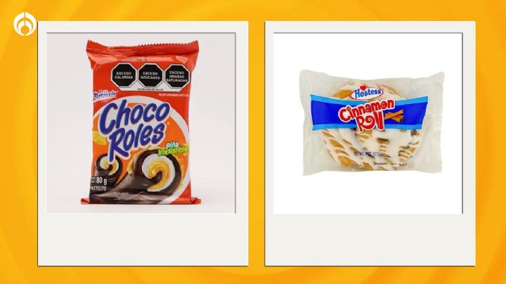 Choco Roles vs. Cinnamon Roll: ¿Qué pastelito empacado es mejor, según Profeco?