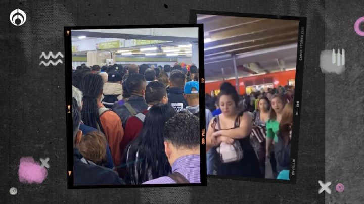 (VIDEO) Caos en el Metro: lluvias causan retrasos y saturación en Línea 3