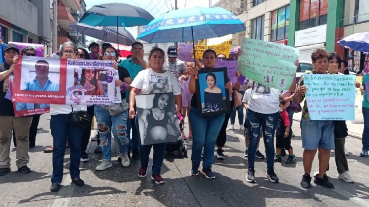 Familiares y activistas marchan y piden justicia para Jessica, madre asesinada