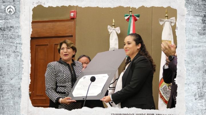 ¡Es oficial! (VIDEO) Delfina Gómez recibe constancia de mayoría como gobernadora del Edomex