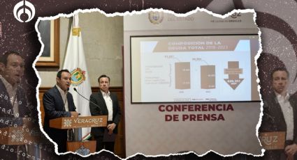 Deuda heredada en Veracruz pasó de 87 mil a 66 mil millones de pesos en 5 años