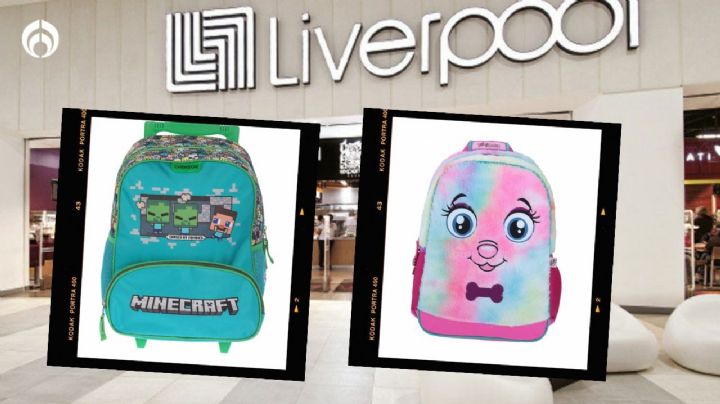 Regreso a clases 2023: mochilas escolares con super descuento en Liverpool