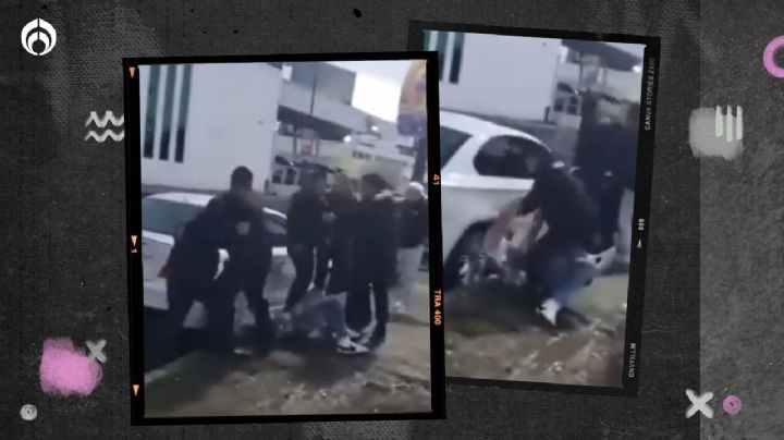(VIDEO) Guardias de un bar dan golpiza a jóvenes en Pachuca