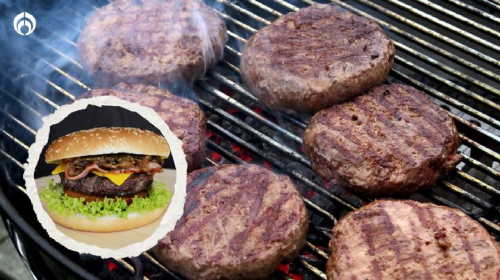 Estas son las carnes para hamburguesa con menos grasa y carbohidratos, según Profeco