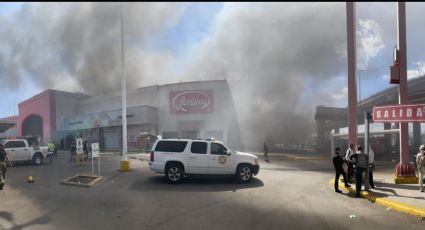 (FOTOS) Incendio en Soriana Encinas no fue intencional, aclara Fiscalía de Sonora