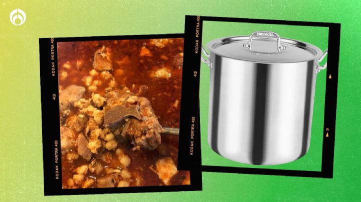 Ahorra casi mil pesos en esta olla para tamales y pozole en Bodega Aurrera con palomita de Profeco