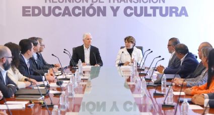 Delfina Gómez y Alfredo Del Mazo encabezan reunión de transición sobre educación y cultura