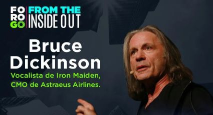 Rock y Negocios: Bruce Dickinson, vocalista de Iron Maiden, se presentará en el Foro Go 2023