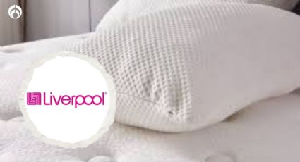 Liverpool: Almohada memory foam con descuentazo que 'apapacha' a tu bolsillo