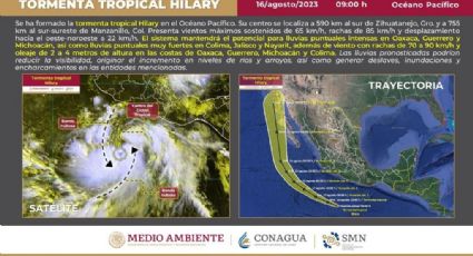 Hilary en Baja California: activa gobierno protocolo de prevención de riesgo hidrometeorológico