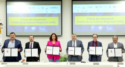 Firman convenio para Fiesta de la Cultura Regional de la UANL