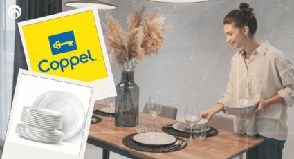 Coppel: La vajilla ‘fina’ de 17 piezas que está en descuentazo