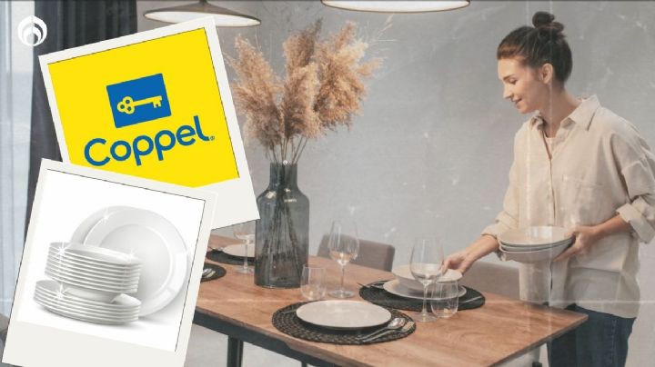 Coppel: La vajilla ‘fina’ de 17 piezas que está en descuentazo