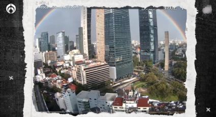 ¡A buscar el tesoro! Arcoíris doble sorprende a CDMX tras la lluvia