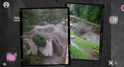 (VIDEO) CDMX, ‘bajo el agua’: Presa se desborda por tormenta en Álvaro Obregón