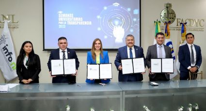 UANL firma convenio para fortalecer transparencia y protección de datos