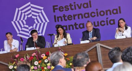 Samuel García encabeza la presentación del programa Festival Internacional Santa Lucía 2023