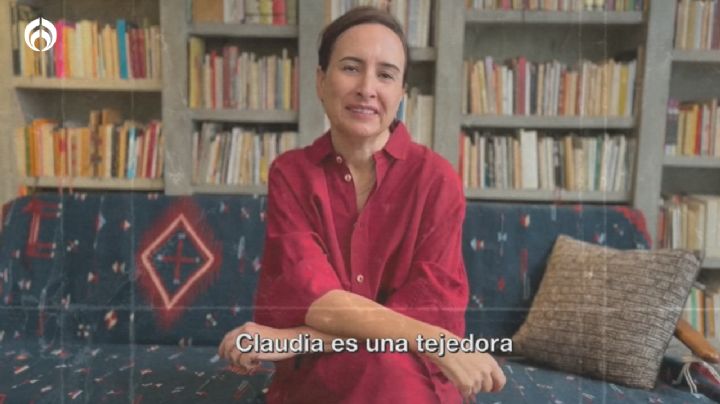 La diseñadora y activista  mexicana de la moda Carla Fernández, apoya a Claudia Sheinbaum