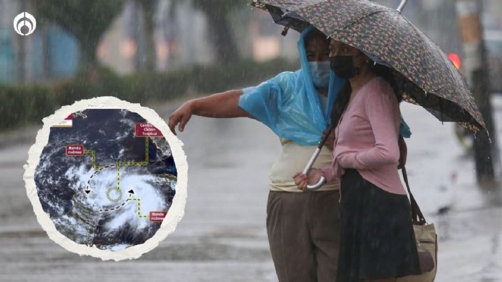 ¡Saca el paraguas! Depresión tropical 10 causará lluvias en estos estados (Trayectoria EN VIVO)