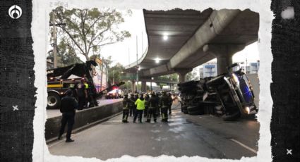 (VIDEO) Vuelca tráiler en Periférico Sur y desata caos vial en pleno regreso a clases