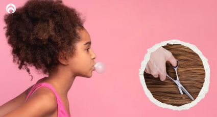 ¡No los tuses! 3 formas de quitar un chicle del cabello de tus hijos e hijas