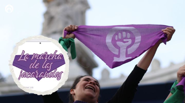 'La marcha de las Jacarandas': Libros de texto de la SEP legitiman la lucha de mujeres en el 8M