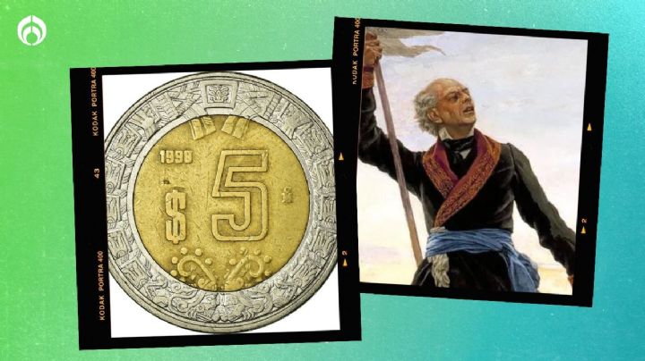 Moneda de 5 pesos de la Independencia que vale más de 500 mil pesos por un detalle ESPECIAL