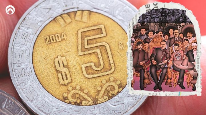 Moneda de 5 pesos de la Revolución tan valiosa por la que te pueden dar más de medio millón de pesos