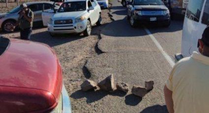 (VIDEO) Toman carretera Hermosillo-Bahía de Kino por falta de servicios básicos