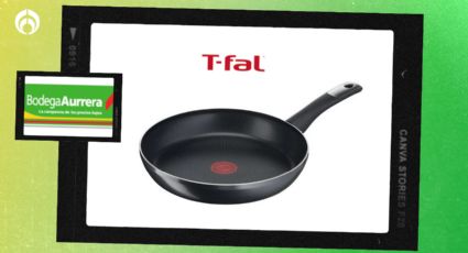 El juego de sartenes T-Fal que Bodega Aurrera tiene a un super precio