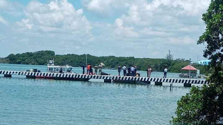 Marina asegura supuesta embarcación migrante para albergar hasta 8 personas en Costa Maya