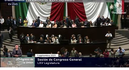 ¡Presidenta, presidenta! vs. ¡Es un honor estar con Obrador! Así arranca periodo de sesiones en Congreso