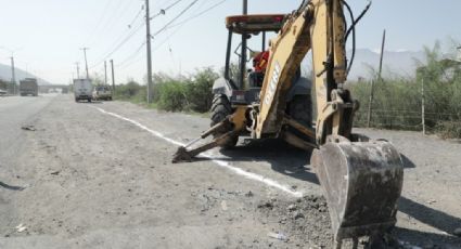 Arrancan obras para mejorar la vialidad en Escobedo NL