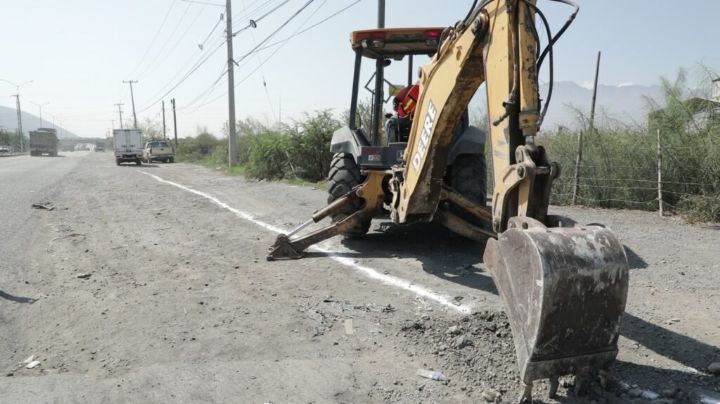 Arrancan obras para mejorar la vialidad en Escobedo NL