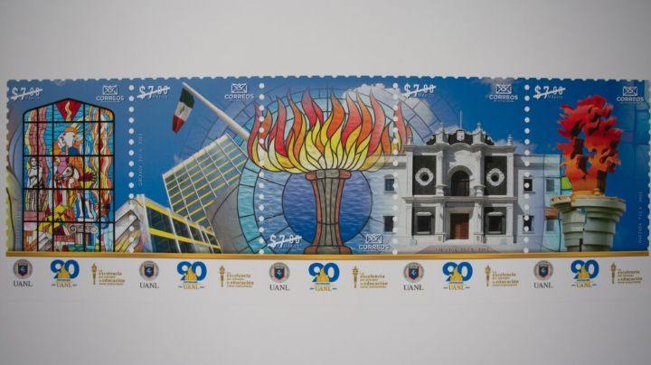 90 aniversario de la UANL: emiten timbre postal conmemorativo