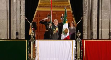 VIDEO: Así fue el grito de AMLO en el Zócalo