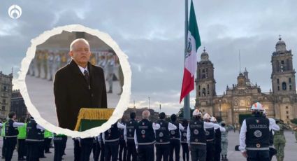 (VIDEO) Honran a víctimas del 19-S: izan bandera en el Zócalo por sismos