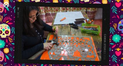 5 bonitas y tradicionales plantillas para hacer papel picado de Día de Muertos