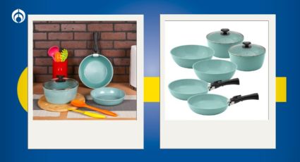 Coppel: Tiene un paquete de 2 sets de baterías de cocina Jade Cook con descuentote