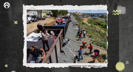 Migrantes ‘frenan’ a la Bestia: Ferromex suspende 60 trenes de carga por alto flujo