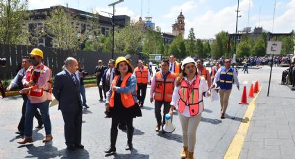 Delfina Gómez lidera acciones en el segundo Simulacro Nacional 2023