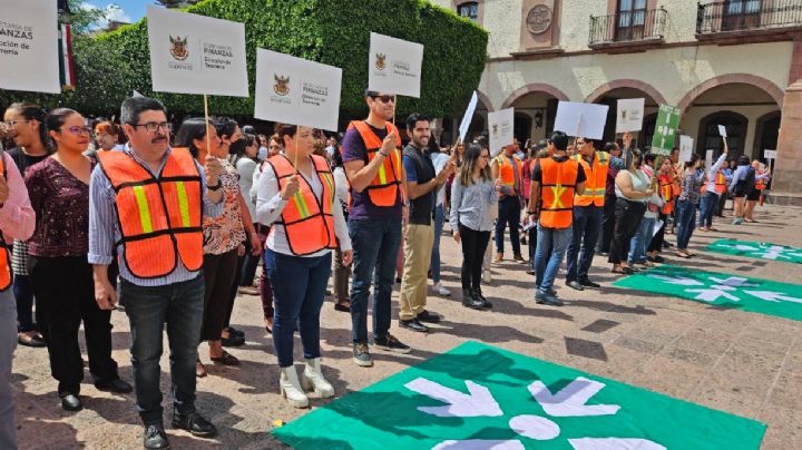 Simulacro Nacional en Querétaro: Desalojan en ejercicio a mil 500 personas en un tiempo de 6 minutos