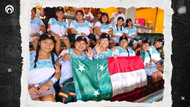 Las Amazonas de Yaxunah lanzan la primera bola en las Grandes Ligas de Béisbol en EU