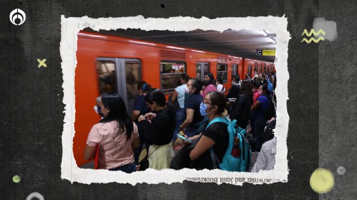 La hora pico del Metro: un ‘69’ muy literal