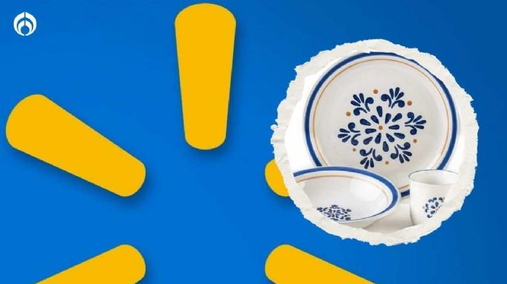 Walmart tiene en rebaja esta vajilla de cerámica con un diseño clásico