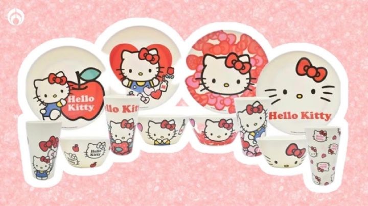 Liverpool aplica oferta de locura en vajilla de Hello Kitty de 12 piezas de bambú