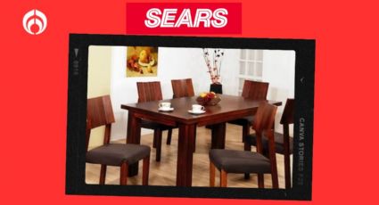 Sears: El comedor de madera que tiene tratamiento contra plagas y está en remate